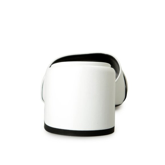 Versace Women's White Gold Medusa Heeled Sandals Mules Shoes US 10 IT 40 - Picture 3 of 8